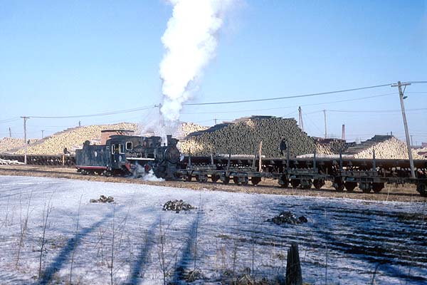 Zhanhe log yard