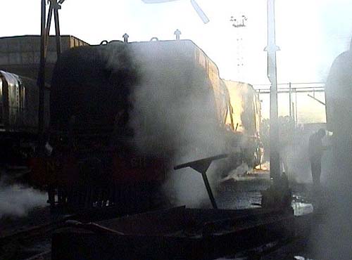 Steamy surroundings